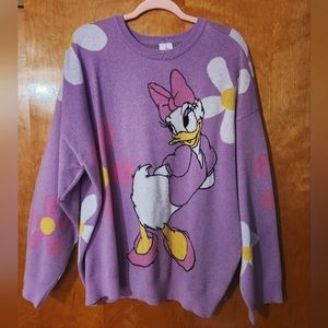 Disney Daisy Duck Oversized Sweater